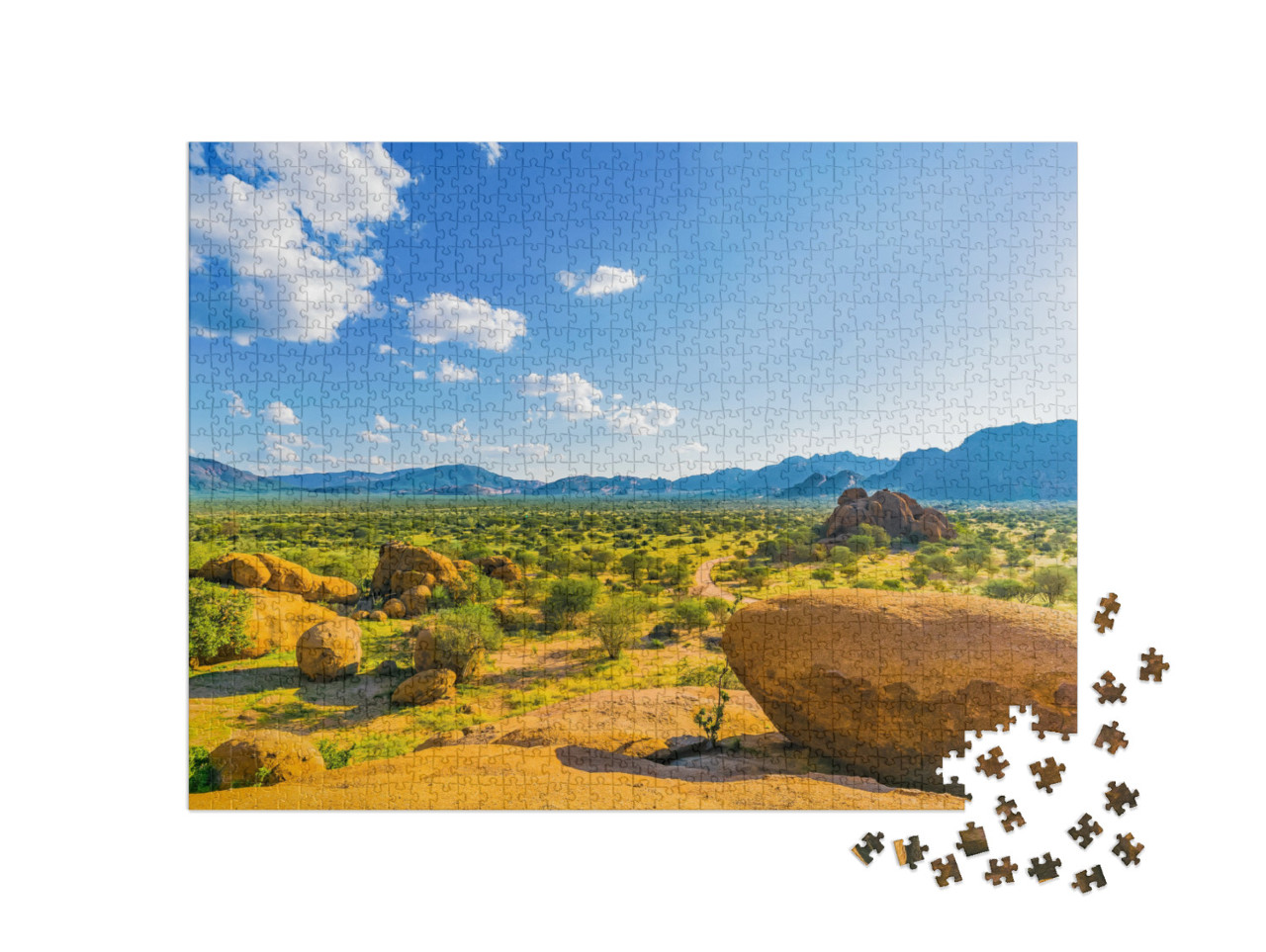 puzzle 1000 dílků „Pohoří Erongo v Namibii“