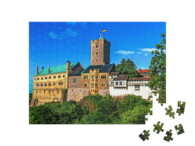 puzzle 200 dílků „Hrad Wartburg v Eisenachu, Durynsko, Německo“