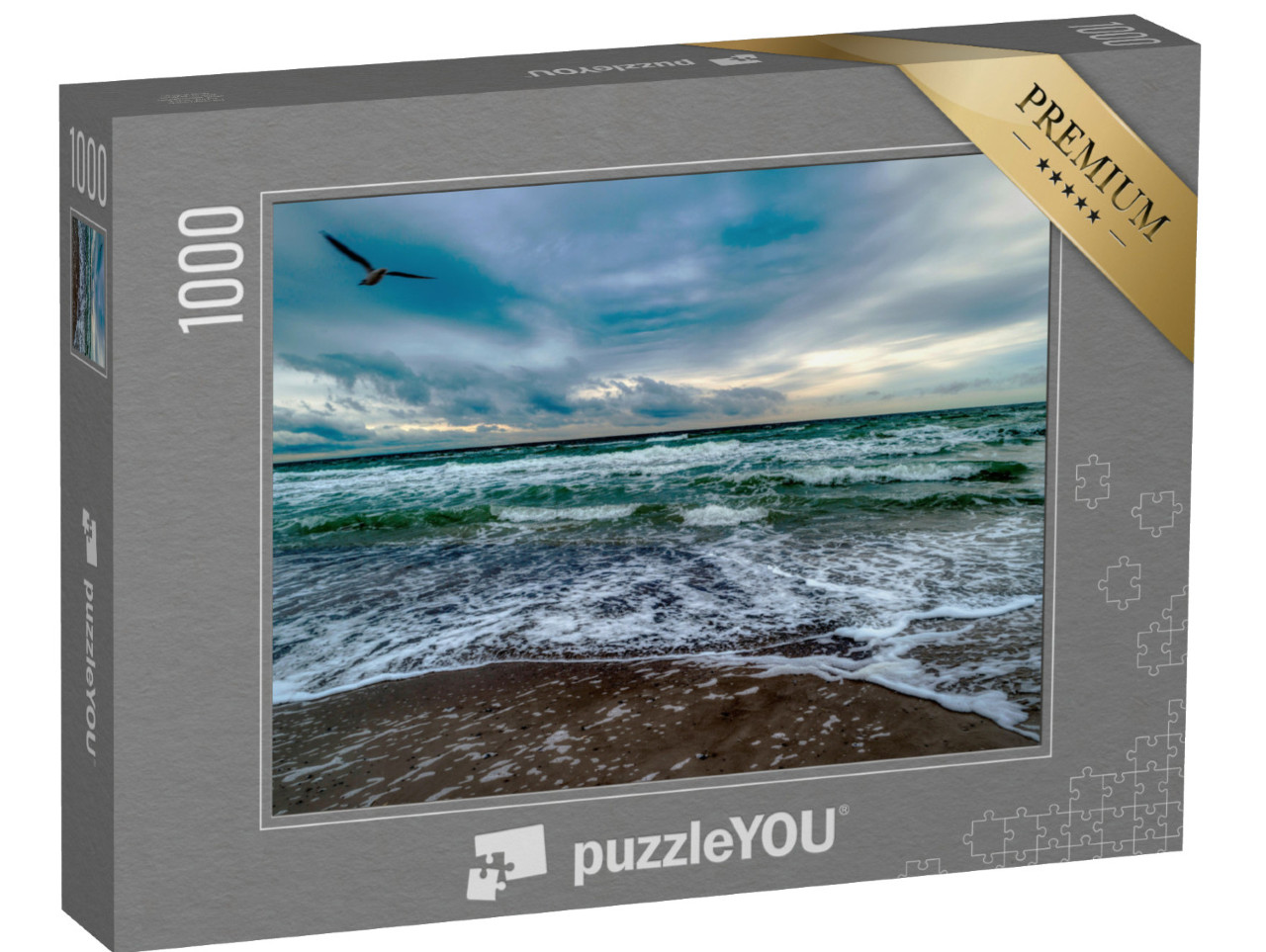 puzzle 1000 dílků „Pobřeží Baltského moře u Ahrenshoopu“