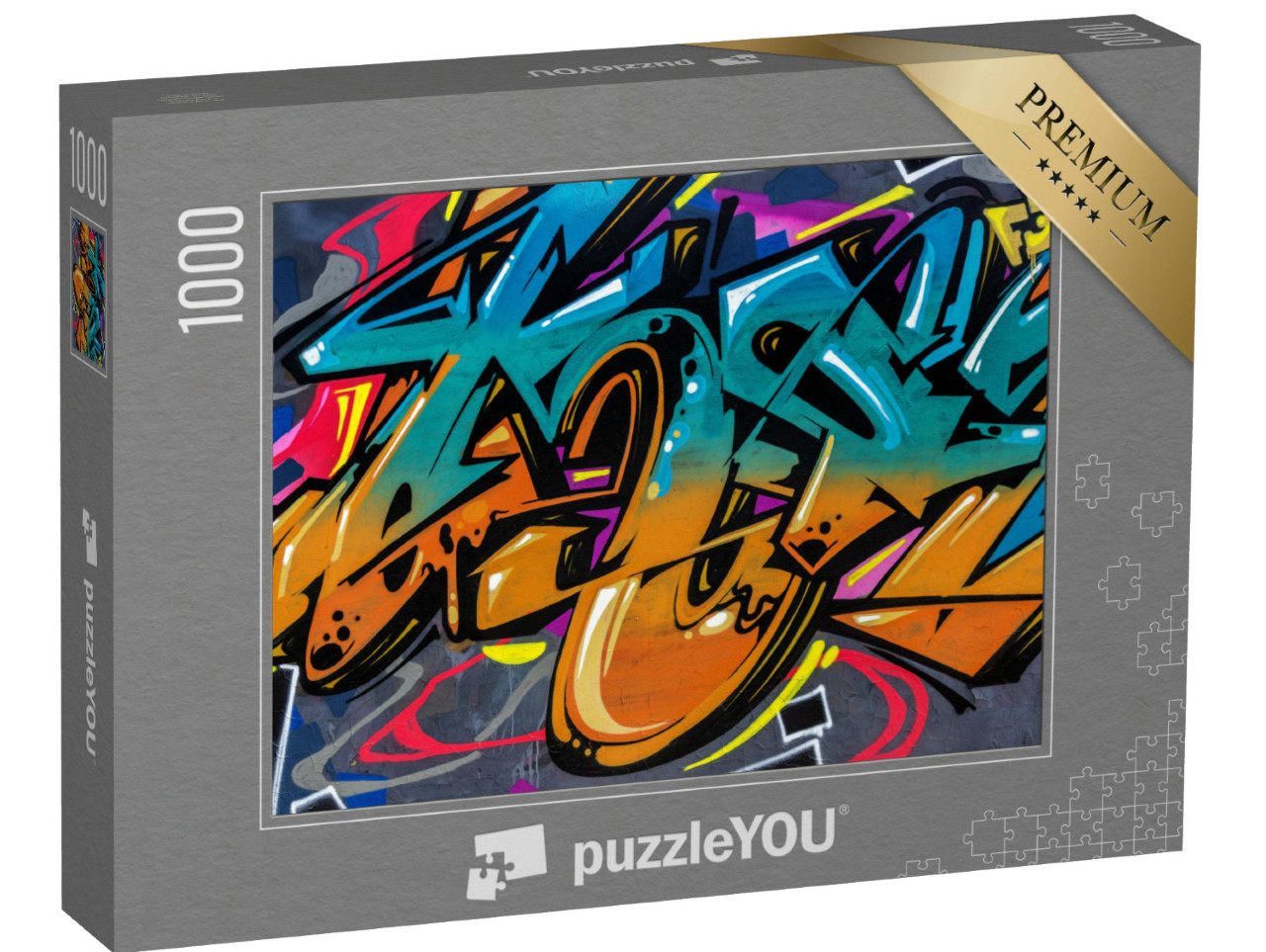 puzzle 1000 dílků „Street art graffiti nápisy“
