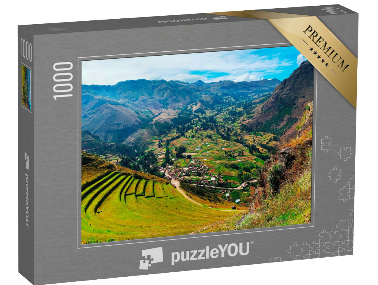 puzzle 1000 dílků „Posvátné údolí Inků v Peru“