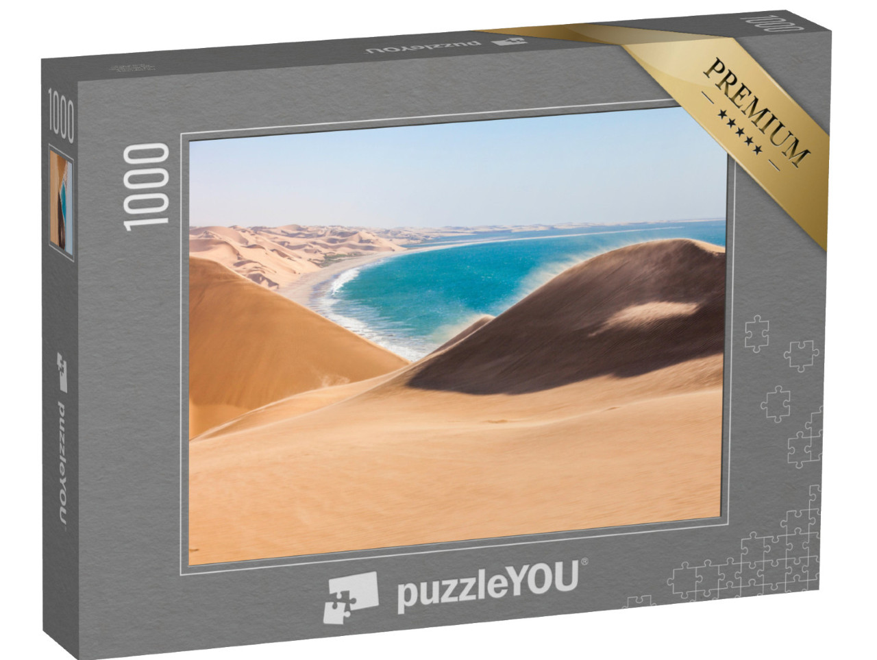 puzzle 1000 dílků „Poušť Namib podél Atlantského oceánu, jižní Afrika, Namibie“