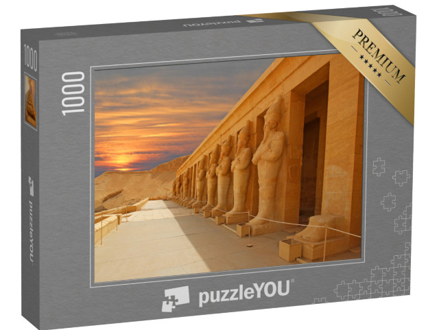 puzzle 1000 dílků „Údolí králů ve starověkých Thébách, dnes Luxor, ráno, Egypt“