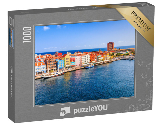 puzzle 1000 dílků „Centrum města Willemstad, Curacao, Nizozemské Antily“