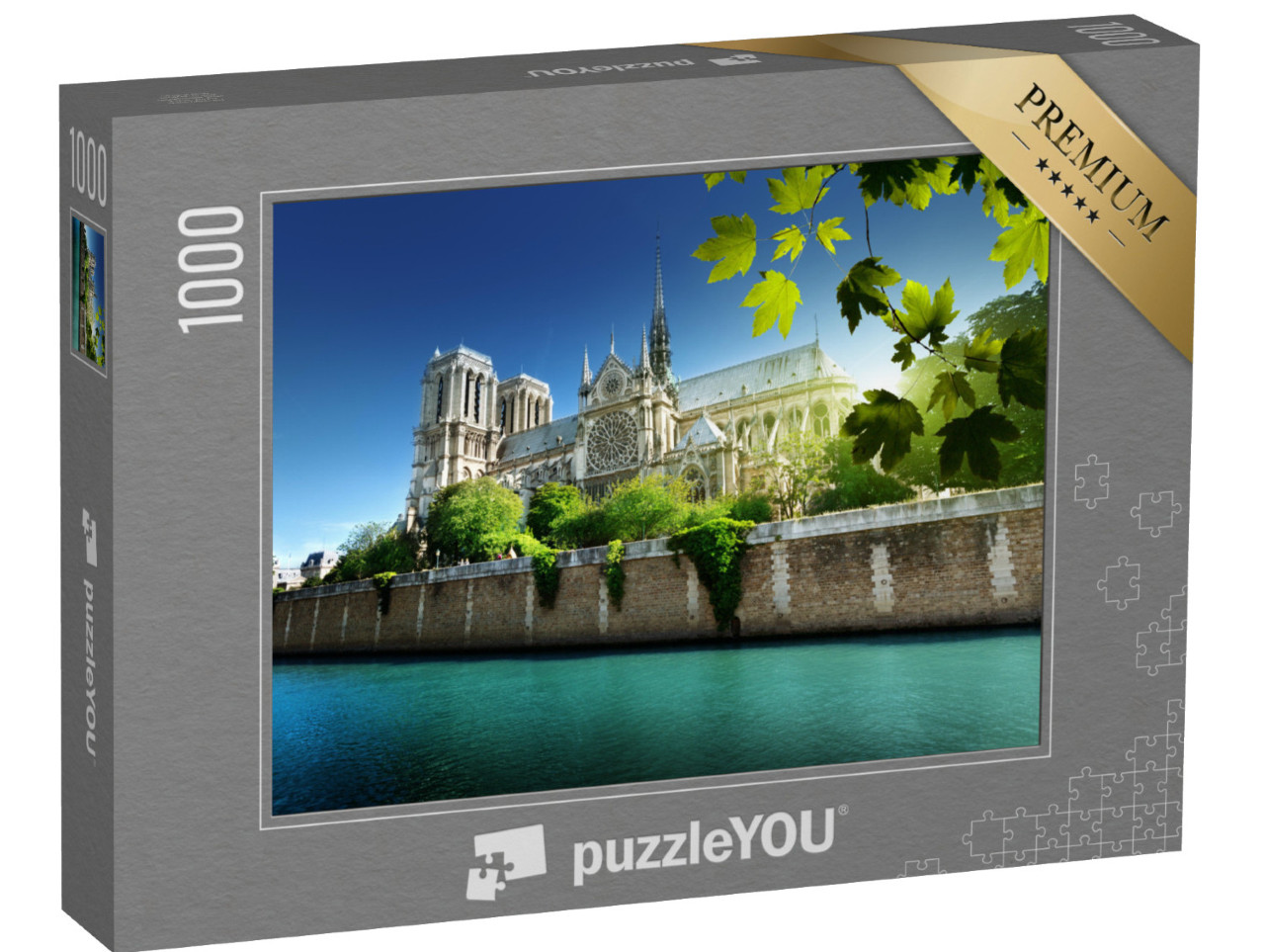 puzzle 1000 dílků „Notre Dame Paříž, Francie“