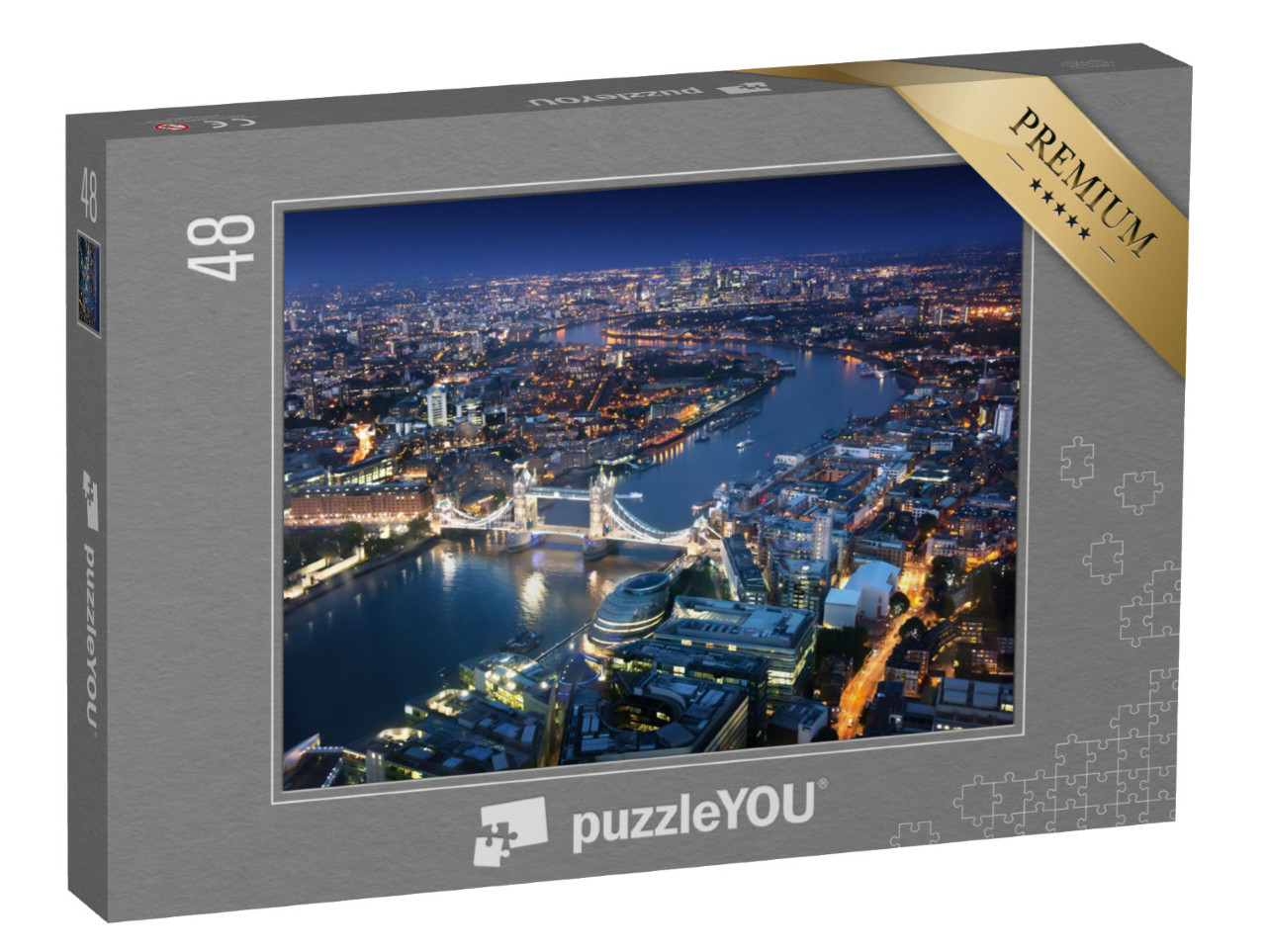 puzzle 48 dílků „Noční Londýn“