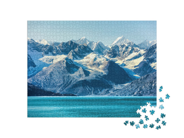 puzzle 1000 dílků „Národní park Glacier Bay na Aljašce“