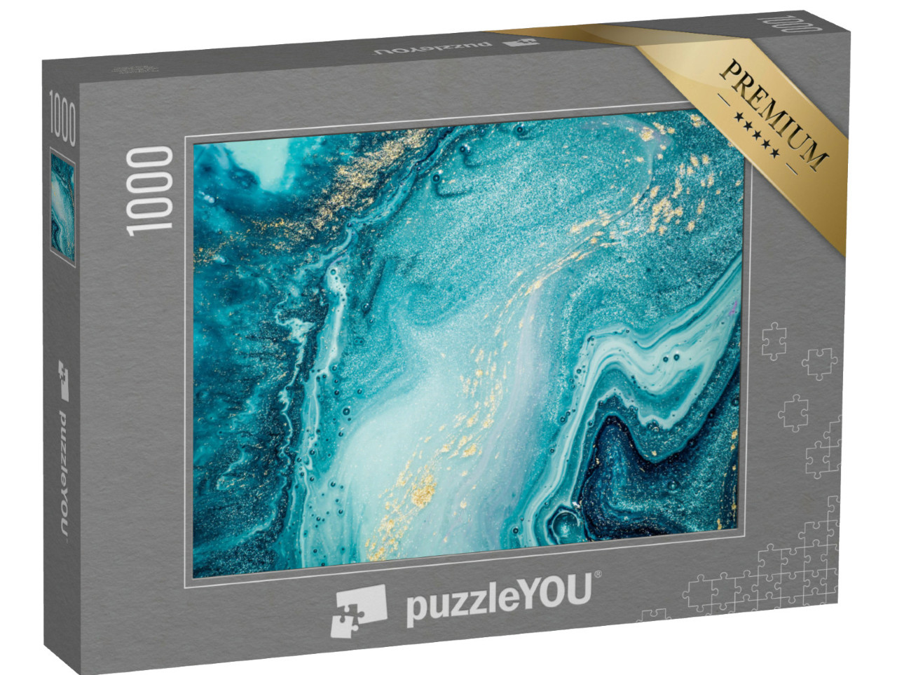 puzzle 1000 dílků „Víry z mramoru, vlny z achátu“