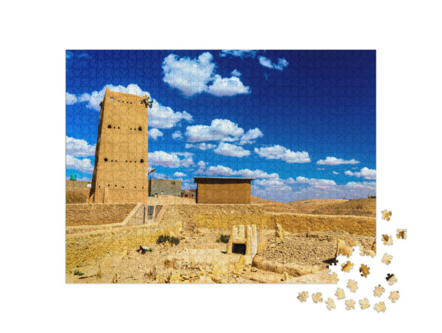 puzzle 1000 dílků „Borj Cheikh el Hadj in Beni Isguen, město v Alžírsku“