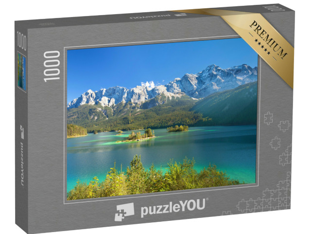 puzzle 1000 dílků „Eibsee a Zugspitze“