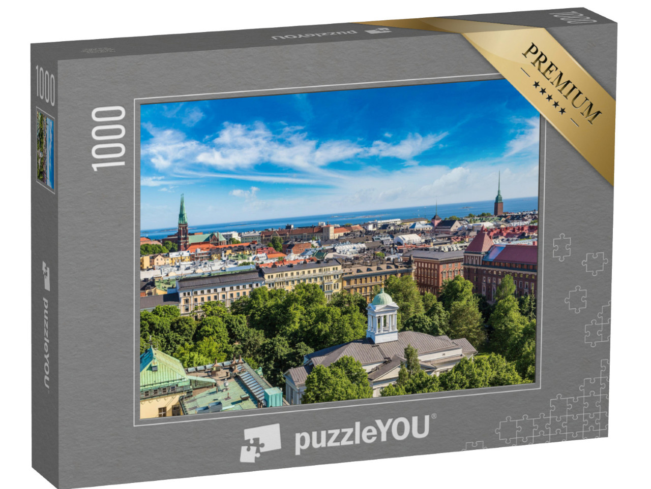 puzzle 1000 dílků „Helsinky v létě, Finsko“