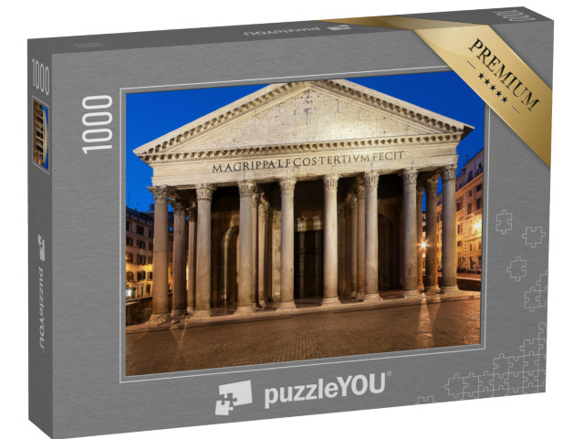 puzzle 1000 dílků „Pantheon v noci, Řím“