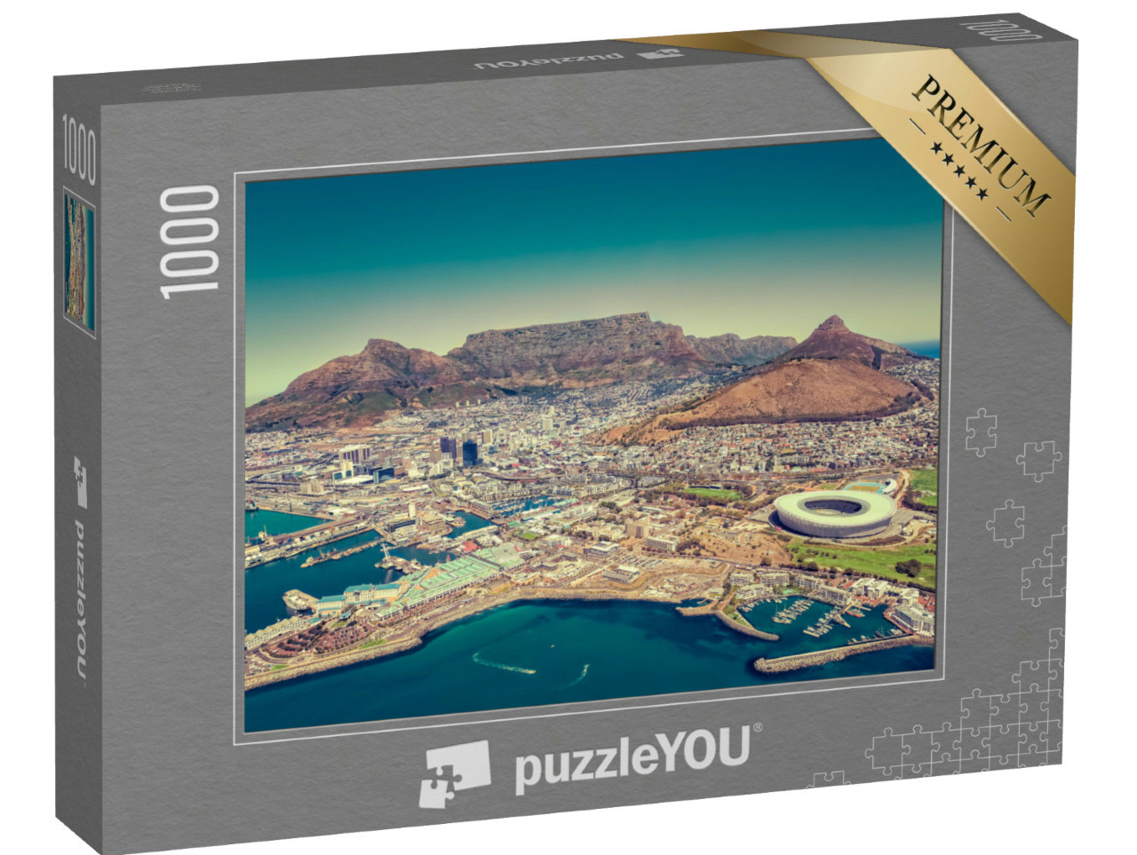 puzzle 1000 dílků „Pohled na Kapské Město v Jižní Africe“