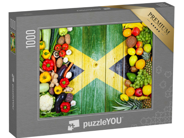 puzzle 1000 dílků „Čerstvé ovoce a zelenina, Jamajka“