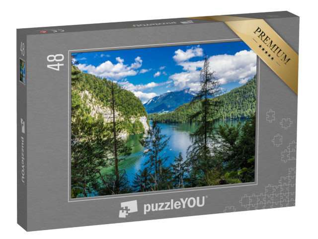 puzzle 48 dílků „Königssee, Berchtesgaden, Bavorsko, Německo“