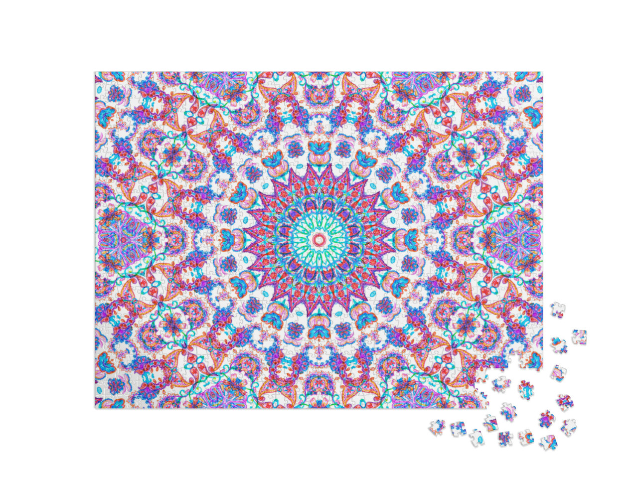 puzzle 1000 dílků „Barevný kaleidoskop“