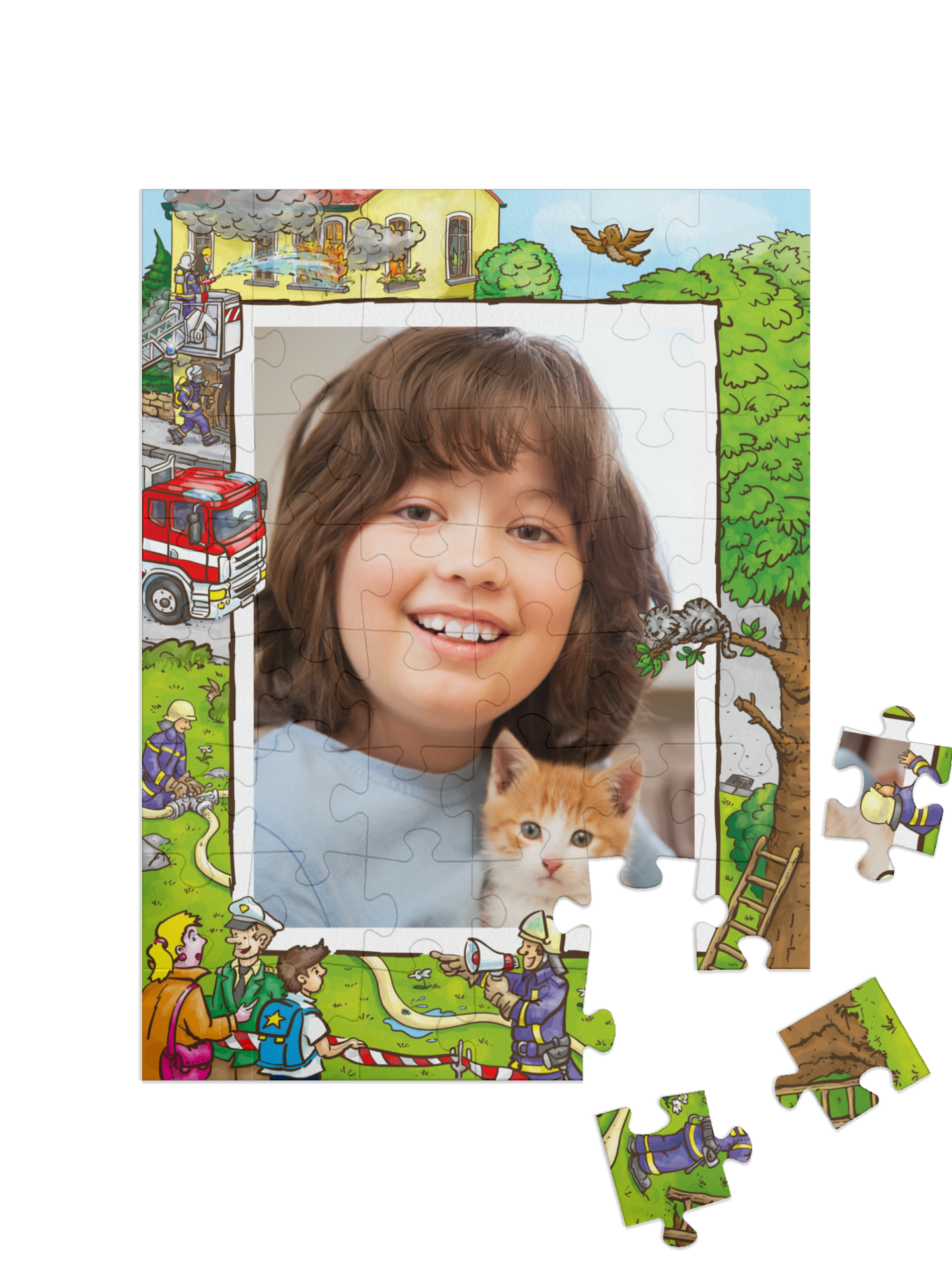 „Pomoc“ puzzle na výšku