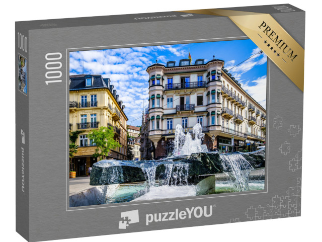 puzzle 1000 dílků „Malebné staré město Baden-Baden, Německo“