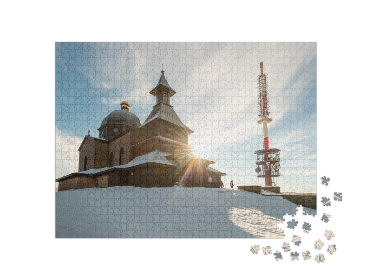 puzzle 1000 dílků „Radhošť, Beskydy, Česká republika“