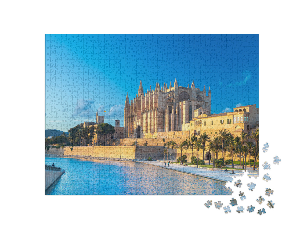 puzzle 1000 dílků „Katedrála v Palma de Mallorca“