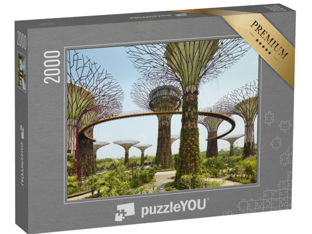 puzzle 2000 dílků „Gardens by the Bay, park v Singapuru“