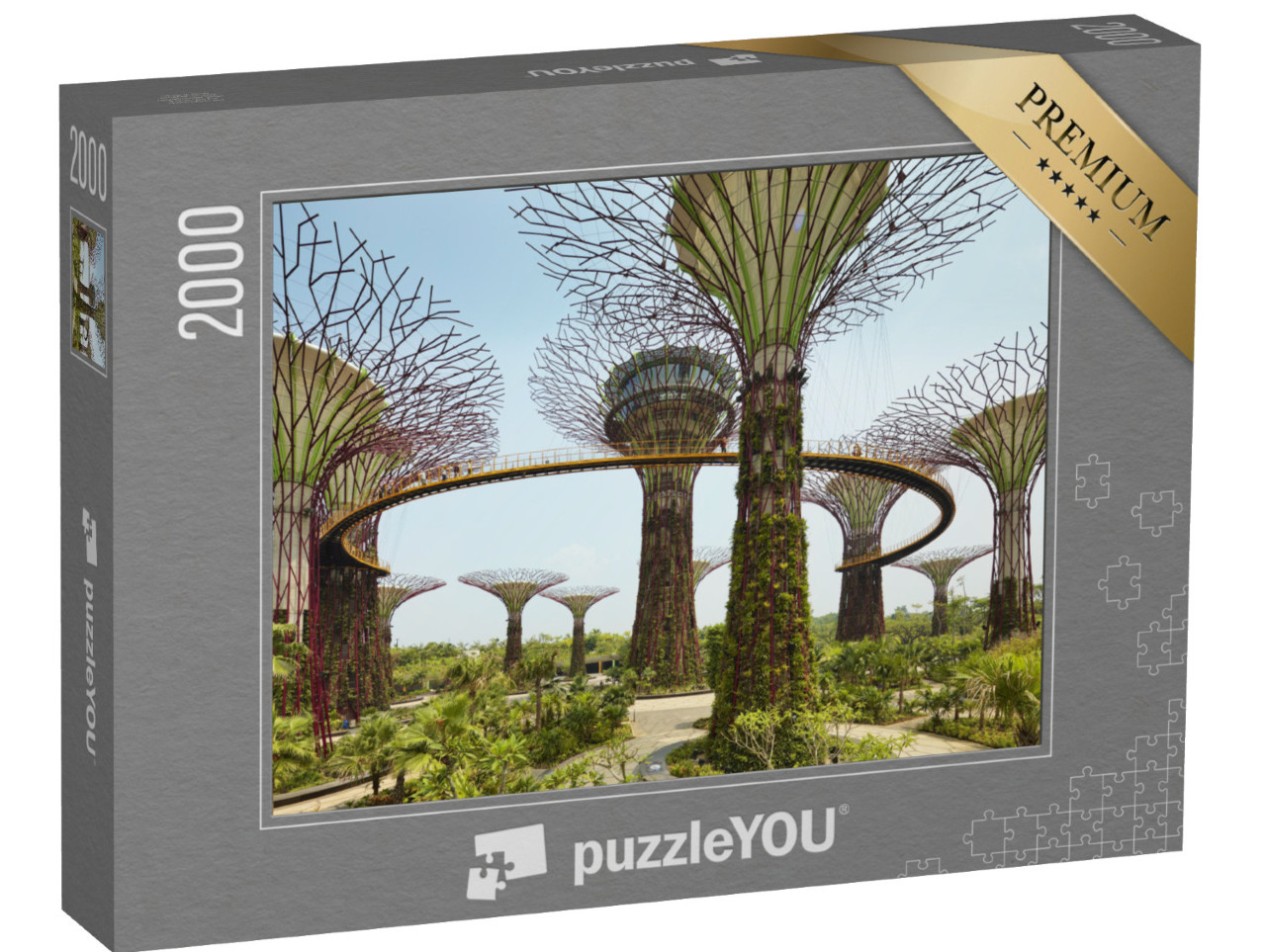 puzzle 2000 dílků „Gardens by the Bay, park v Singapuru“