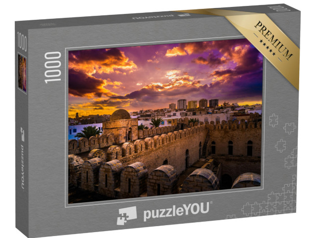 puzzle 1000 dílků „Věž pevnosti Ribat v Sousse, Tunisko“