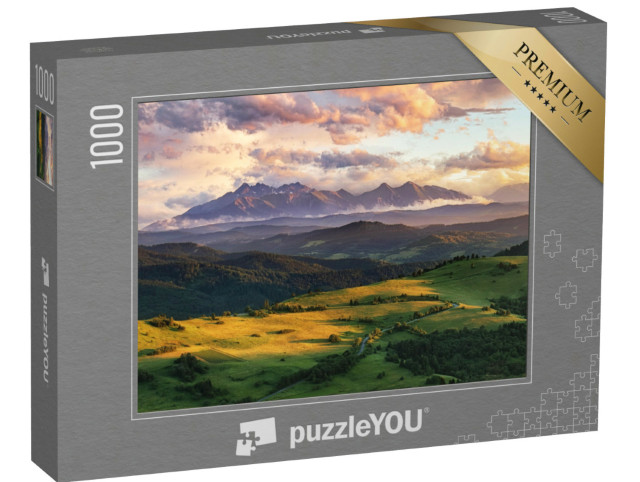 puzzle 1000 dílků „Letní horská krajina, Slovensko“