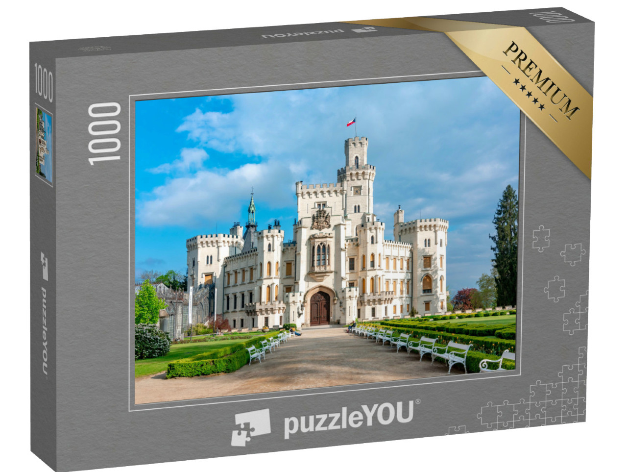 puzzle 1000 dílků „Zámek Hluboká nad Vltavou, Česká republika“