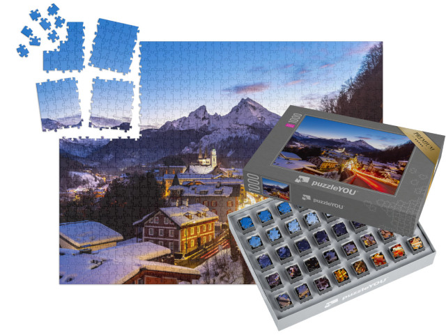 SMART SORTED® | Puzzle 1000 dílků „Berchtesgaden, Watzmann v pozadí“