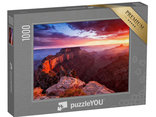 puzzle 1000 dílků „Severní okraj Grand Canyonu, Cape Royal, Arizona, USA“