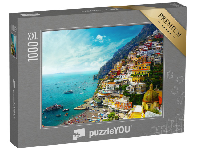 puzzle 1000 dílků XXL „Positano, Amalfi, Itálie“