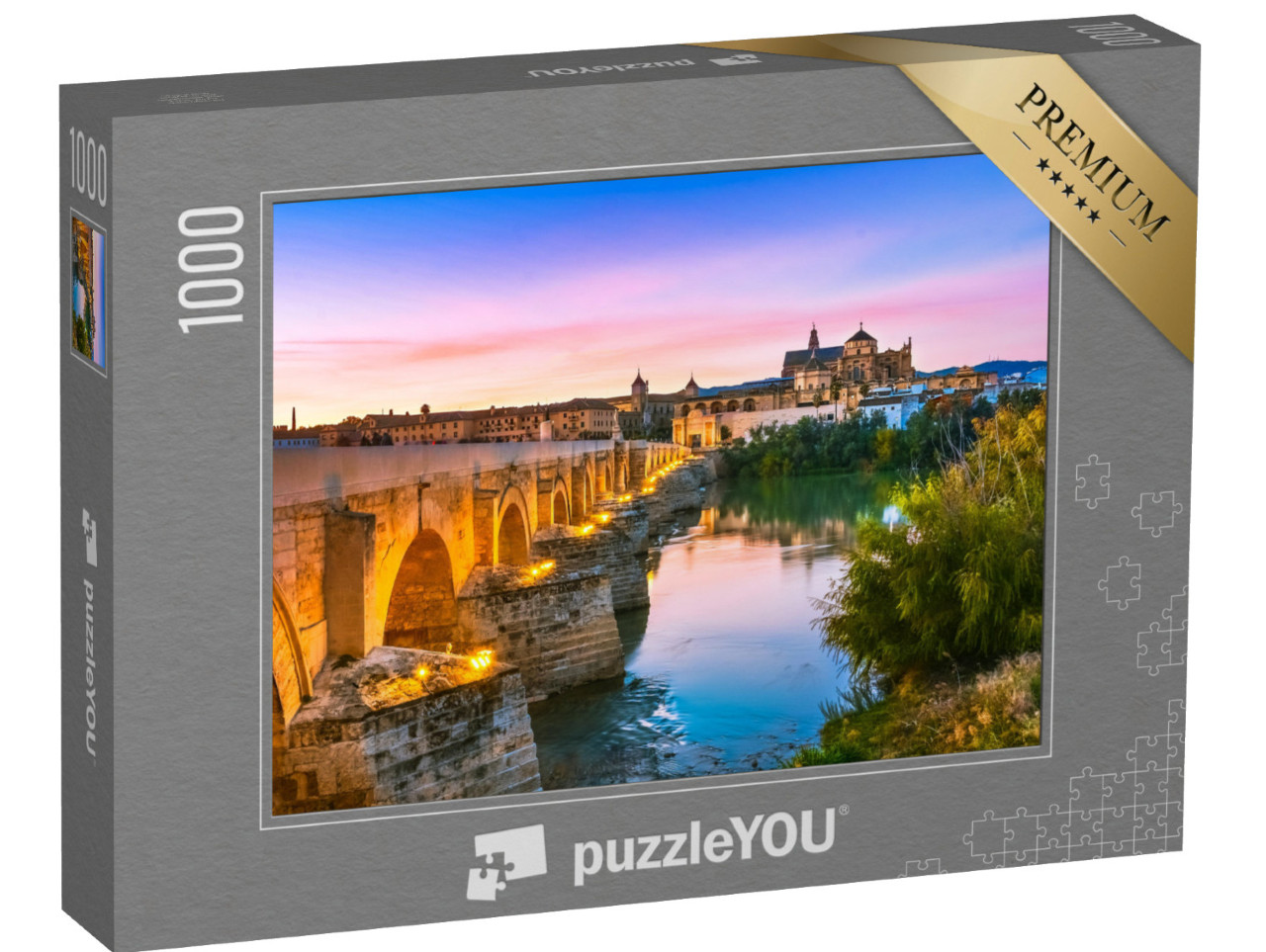 puzzle 1000 dílků „Tichý soumrak v Córdobě, Andalusie, Španělsko“