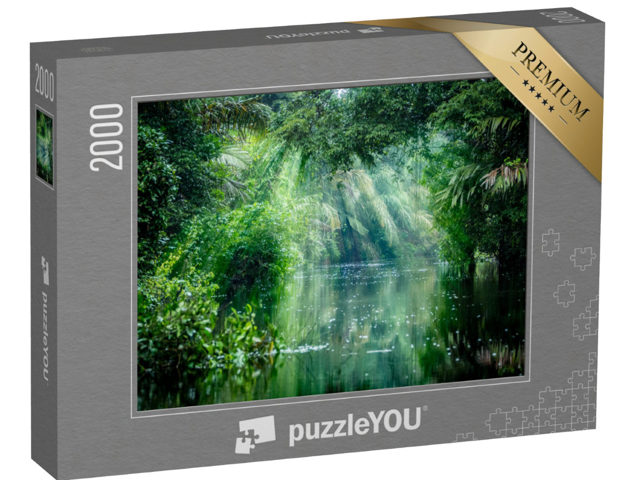 puzzle 2000 dílků „Národní park Tortuguero, Kostarika“