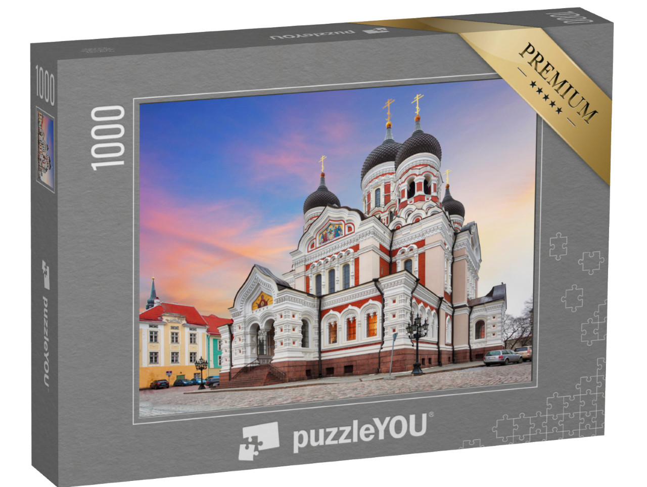 puzzle 1000 dílků „Katedrála Alexandra Něvského, Tallinn, Estonsko“