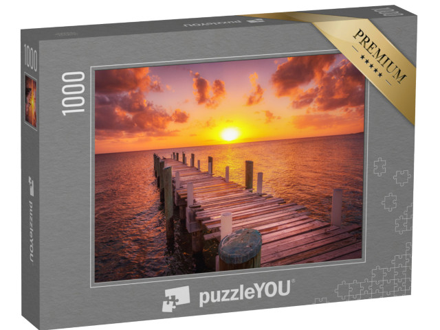 puzzle 1000 dílků „Rybářské přístaviště v Eleutherě na Bahamách“