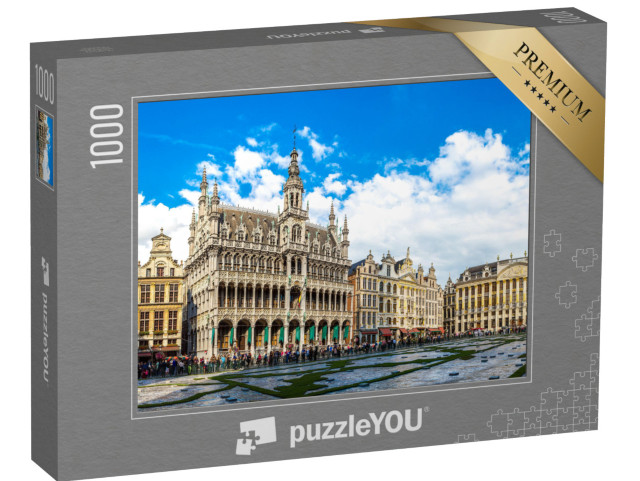 puzzle 1000 dílků „Náměstí Grand Place v Bruselu, Belgie“