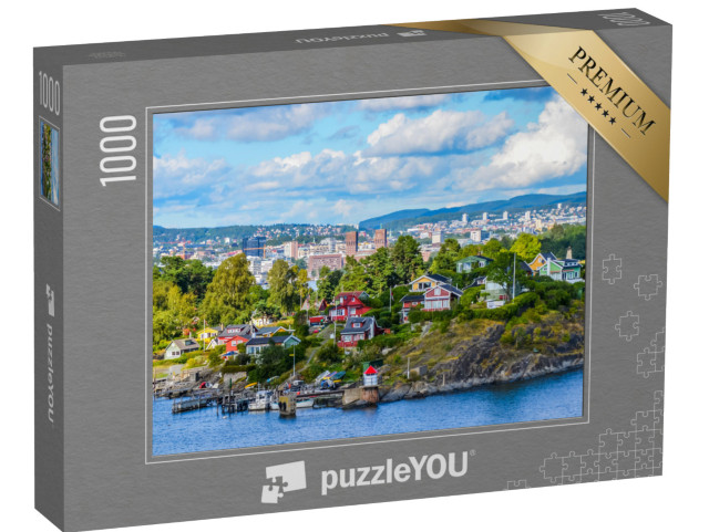 puzzle 1000 dílků „Oslo, město u fjordu“