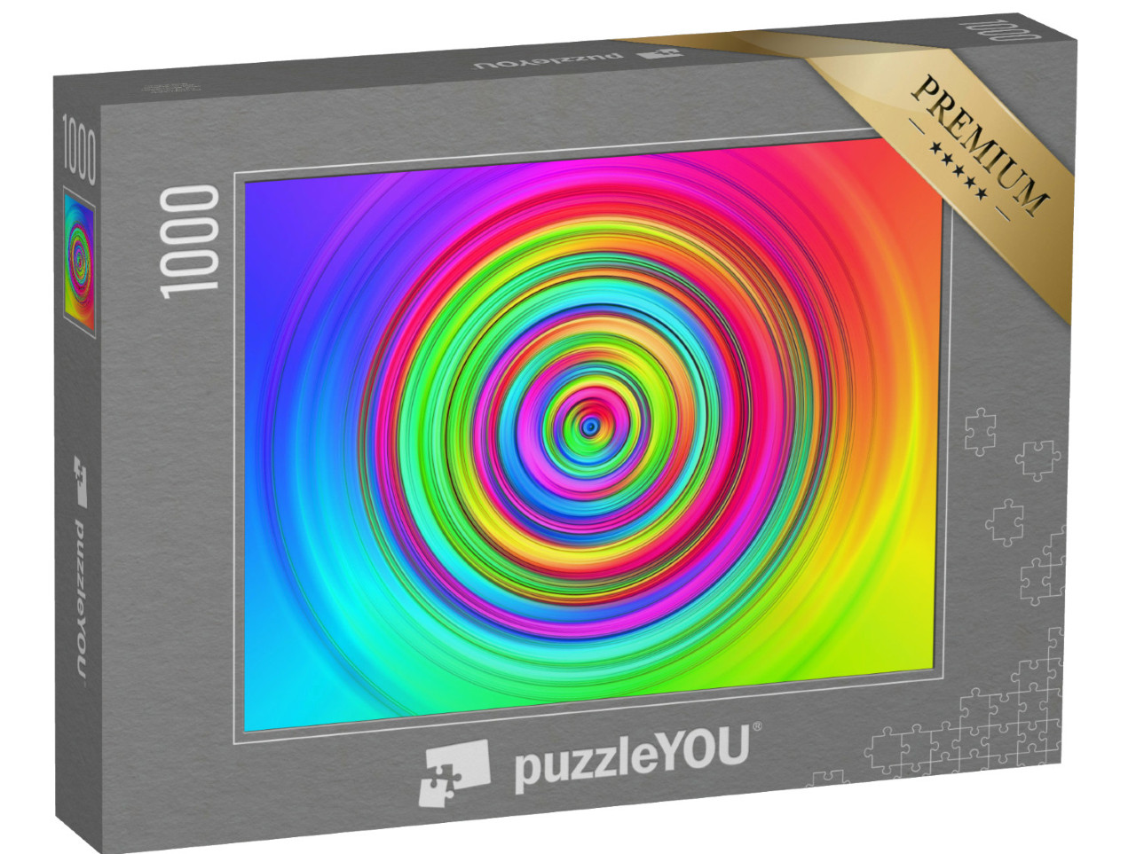 puzzle 1000 dílků „Duhová spirála“