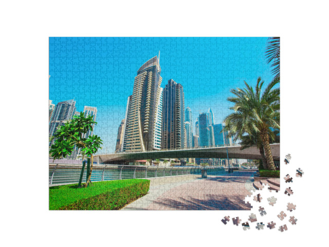 puzzle 1000 dílků „Dubaj, Spojené arabské emiráty“
