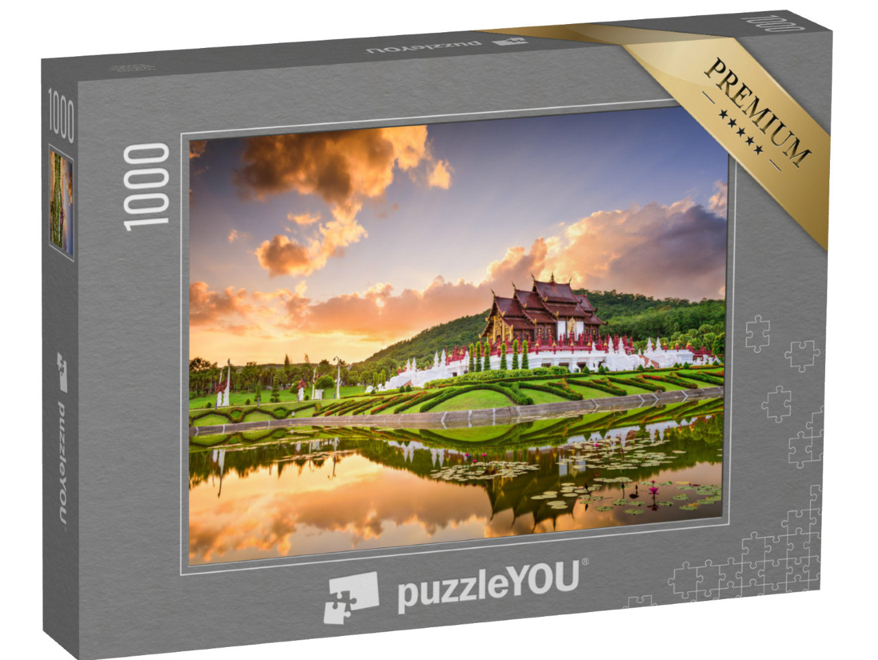 puzzle 1000 dílků „Royal Flora Ratchaphruek Park ,Chiang Mai, Thajsko“