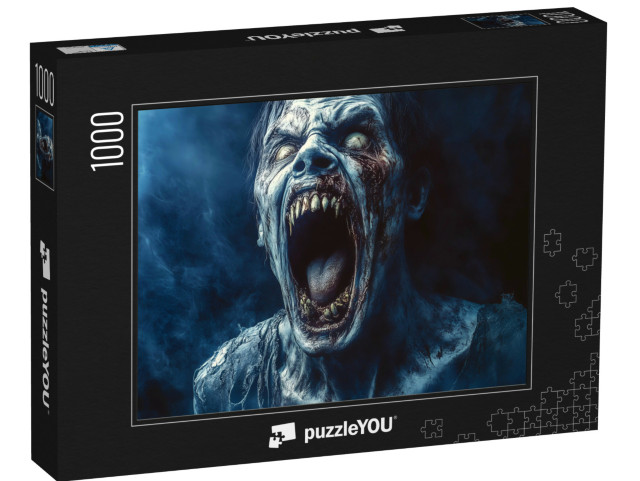 puzzle 1000 dílků „Zombie potřísněný krví“