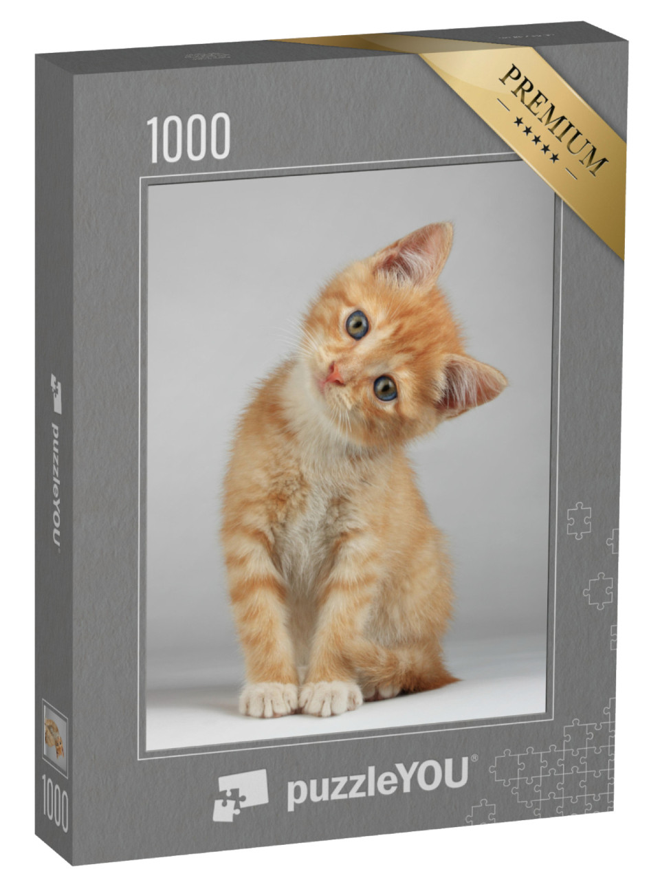 puzzle 1000 dílků „Roztomilé malé kotě“