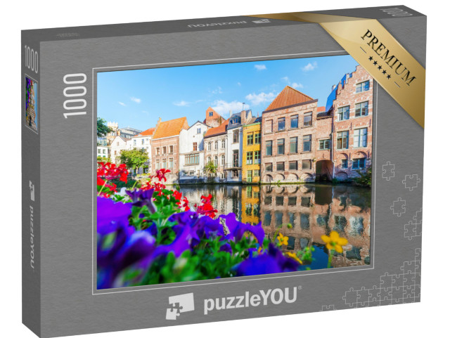 puzzle 1000 dílků „Idylický Gent, Belgie“