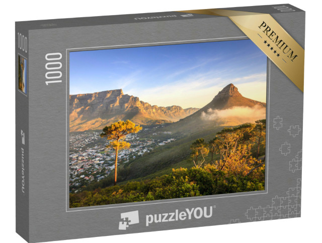 puzzle 1000 dílků „Lions Head Mountain v Kapském Městě, Jihoafrická republika“