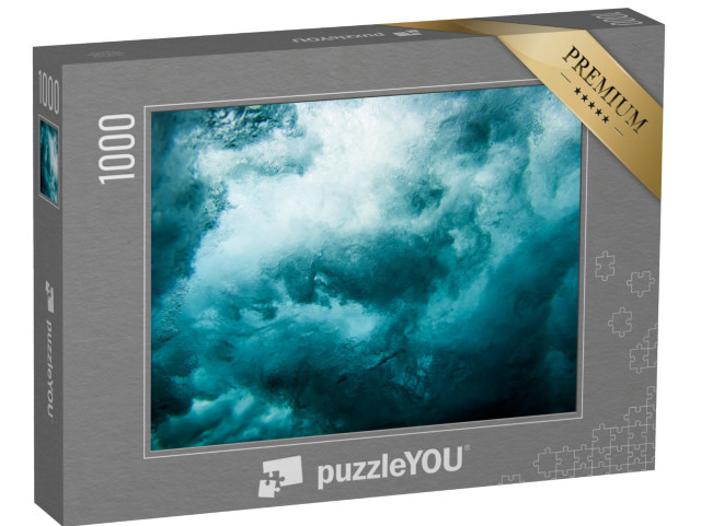 puzzle 1000 dílků „Vlna pod modrou vodou“
