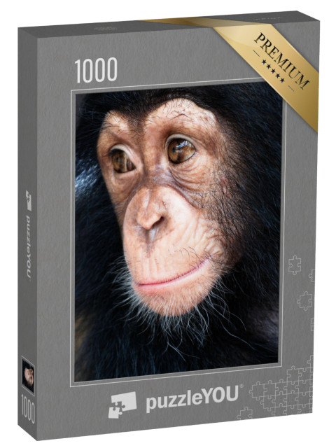 puzzle 1000 dílků „Detailní záběr opice smíšeného plemene“