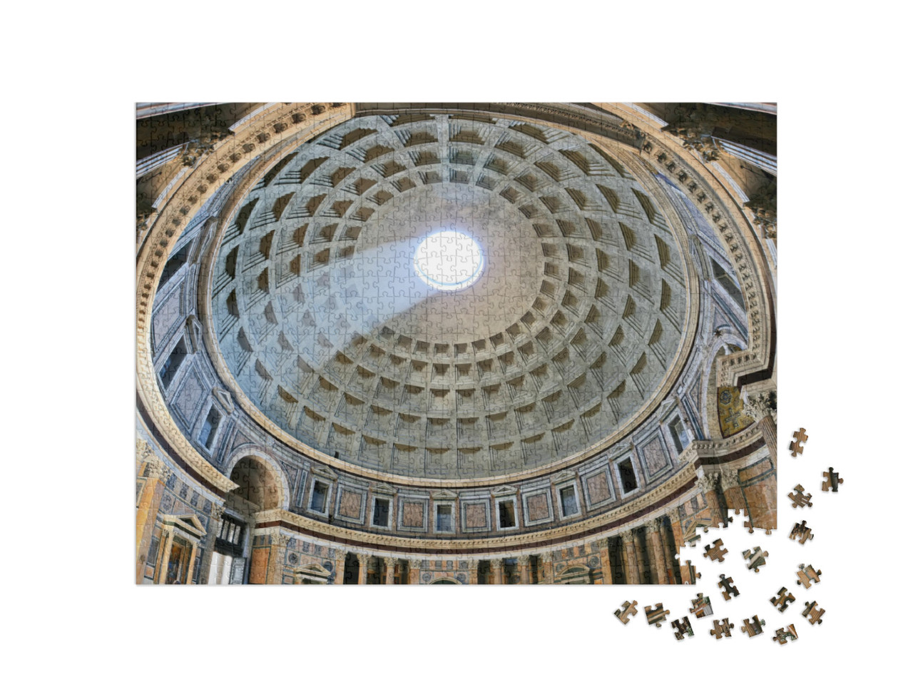 puzzle 1000 dílků „Pantheon v Římě“