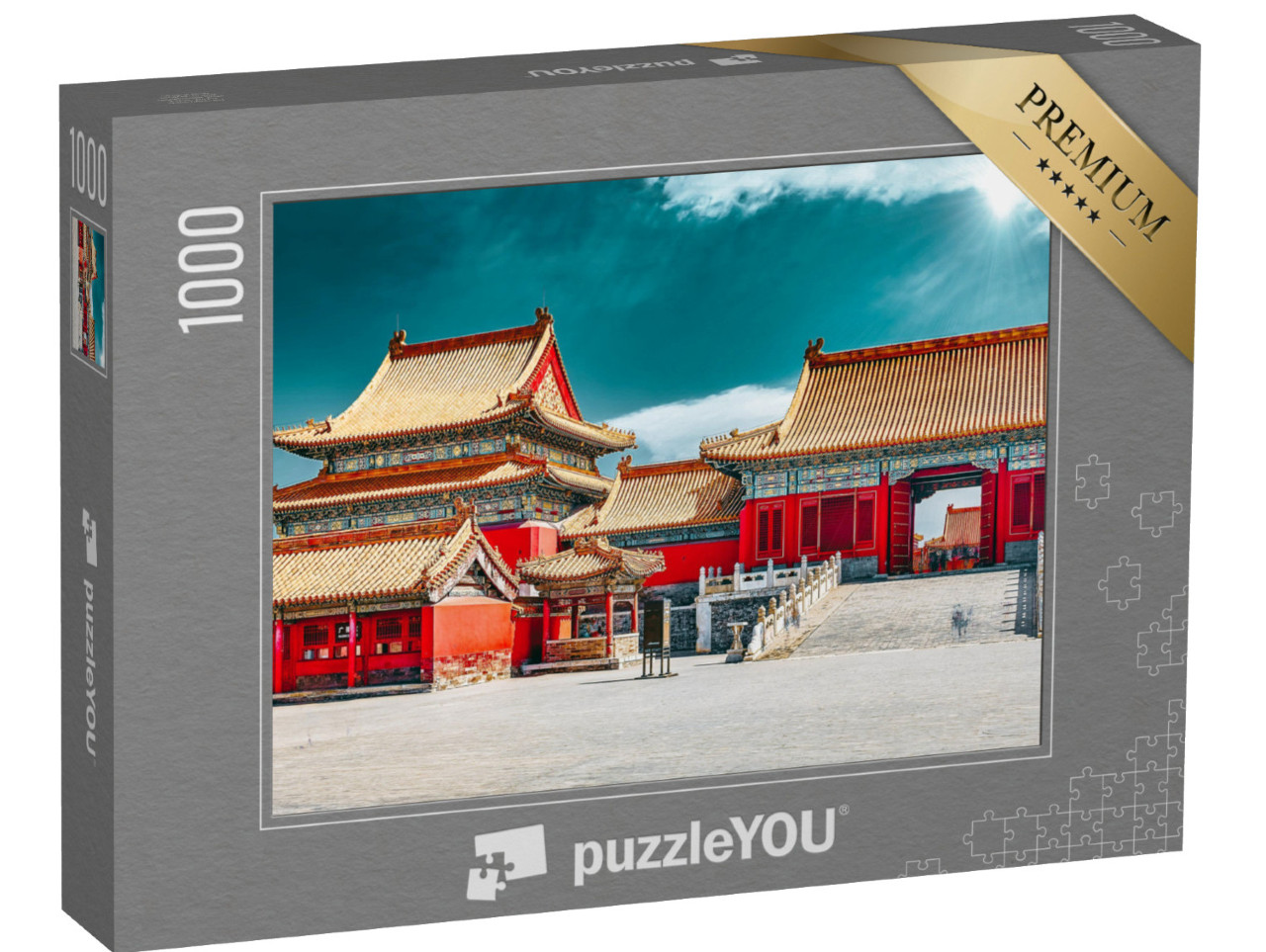 puzzle 1000 dílků „Areál Muzea Zakázaného města v Pekingu, Čína“