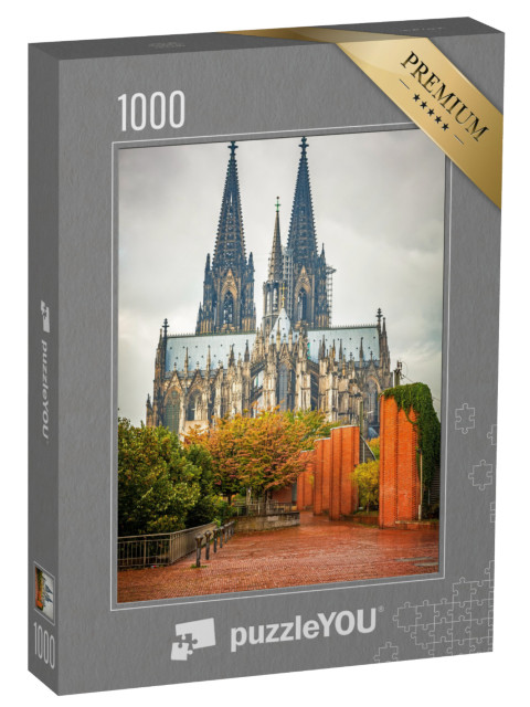 puzzle 1000 dílků „Pohled na kolínskou katedrálu“